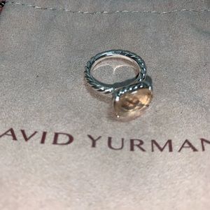 David Yurman Morganite Color Cable Classics Ring